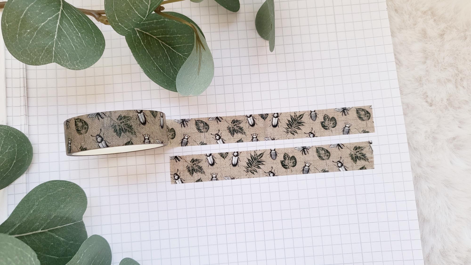 Washi Tape Insekten